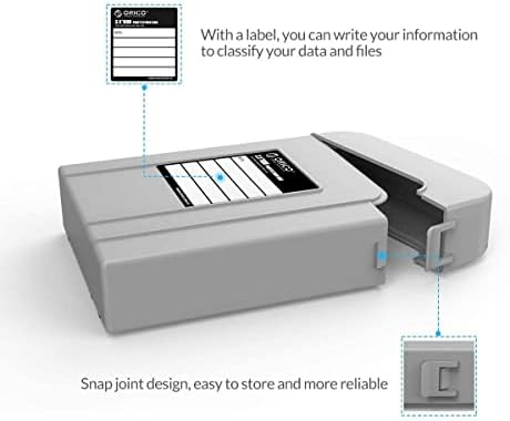 Gabinete do disco rígido OROPO 4 BAY 3,5 polegadas USB3.0 para SATA parafuso Instalação de até 64 TB com 5 pacotes