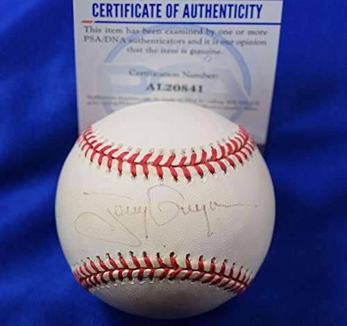 Tony Gwynn PSA DNA CoA Autograph National League OnL assinou beisebol 1