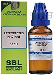 Diluição de Sbl Latrodectus Mactans 30 CH