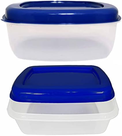 2 Recipiente extra de armazenamento de alimentos extras 5L Microwavelable Plastic Bowl Almoço com tampas