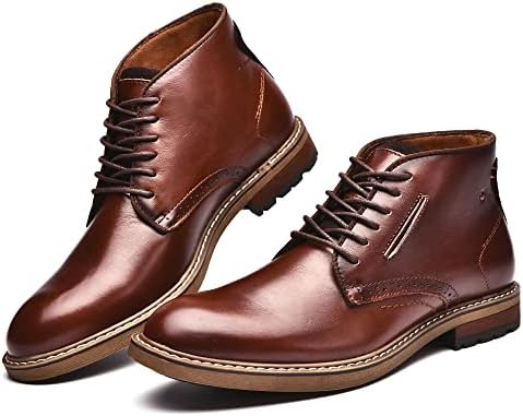 Botas de Botas Chukka masculinas Boot de Correia Genuíno para Men Classic Casual Oxford Style Footwear