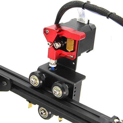 Zeberoxyz Atualize o kit de suporte à extrusora de engrenagem dupla de acionamento direto com motor de passo, filamento