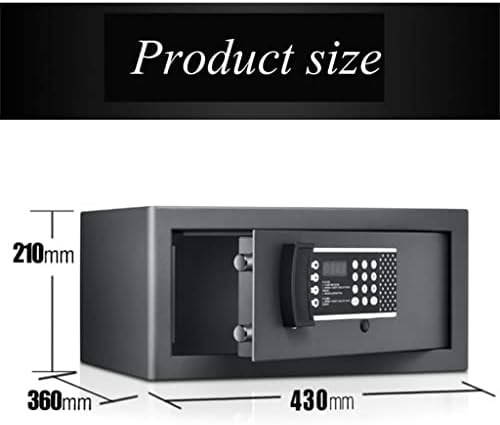 JYDQM cofres anti-roubo de armazenamento eletrônico Banco caixa de segurança Caixa de segurança Jóias de joias Caixa de