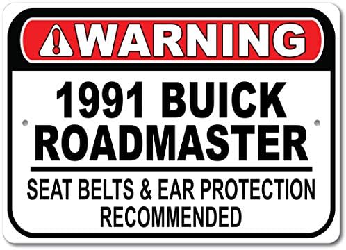 1991 91 Buick Roadmaster Belt Belt Recomendado Sinal rápido do carro, sinal de garagem de metal, decoração de parede, sinal de carro