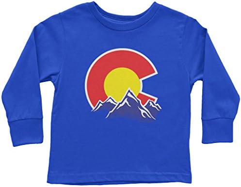 T-shirt de manga longa de Mountain Kids Colorado Mountain Kids Colorado