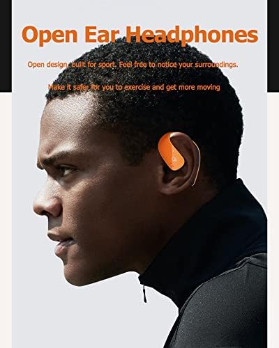 Fones de ouvido de orelha aberta Bluetooth sem fio Executa os fones de ouvido com os fones de ouvido com os fones de ouvido