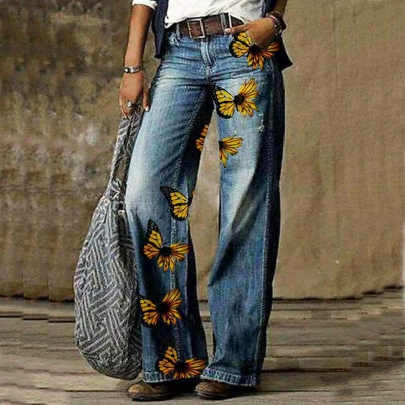 Calças de carga uktzfbctw roupas de primavera roupas femininas impressão estilo étnico streetwear casual outono elegante bastet 5a xxl