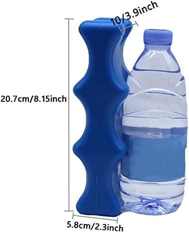 2pcs Pacote de gelo reutilizável para refrigeradores, com contornos com contornos com contornos Blue Belics Packs para