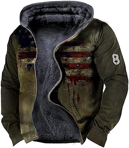Capuz adssdq zip up para homens, o pulôver de esqui cair mais tamanho de manga comprida jaqueta de cor sólida grossa