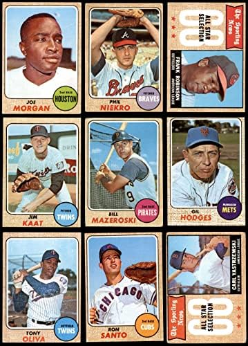 1968 Topps Baseball Complete Conjunto GD+