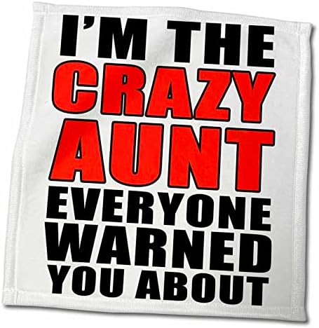 3drose evadane - cita - eu sou a tia louca que todos avisaram sobre vermelho - toalhas