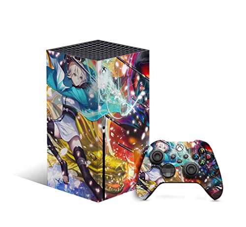 Dark Nightmare Knight Video Game X-Box-Series-X Skin Sketers, Decalque de vinil de corpo inteiro para o X-Box-Series-X