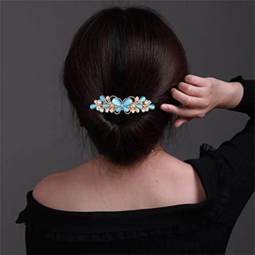 N/A Hair Clip Hair Cartão Feminino Elegante Coloque Top Clip Clip Head Flower Hair Ornament Card