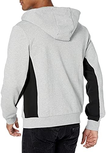 Lacoste Men's Long Sleeve Colorblock Logo Tape Full Zip Hooded Sweatshirt
