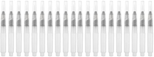NUOBESTY 20 PCS Marcadores de gouache Pens de canetas de água Pigmento para lápis de pó de grau mm mm mm, pincéis de caneta cheia