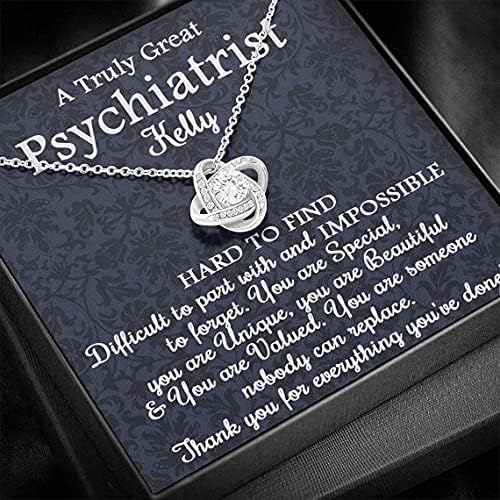Personalizada um grande psiquiatra, presente para psiquiatra, colar de psiquiatra personalizado para mulheres, terapeuta