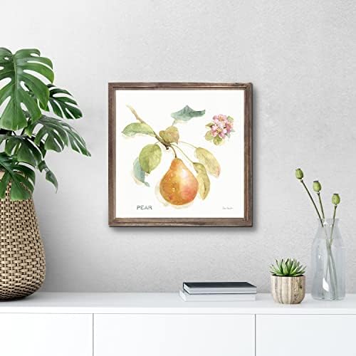Orchard Bloom II, Joyride Home Decor, Decor de Joyride Decor emoldurado Placa de madeira, 11,25 x11.25 Projetado de artista projetado