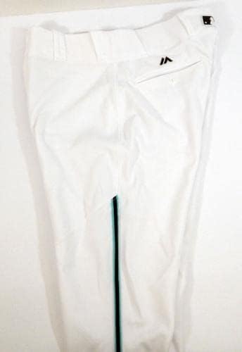 Arizona Diamondbacks Matt Buschmann #45 Game usou calças brancas 34-38-36 16-Jogo usado calças MLB usadas
