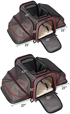 Mochila de animais de estimação de cama de cachorro CNNRUG, bolsa de estimação portátil respirável, bolsa de carros