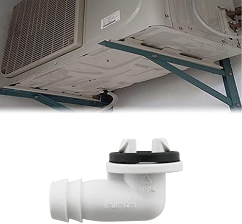 DGHAOP 3PCS Air Condicionador de drenagem Conector de mangueira de cotovelo de cotovelo de 15mm Adaptador de drenagem