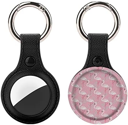 Suporte rosa flamingos para airtag anel de chave tpu tag de capa de proteção de proteção para carteira de bagagem