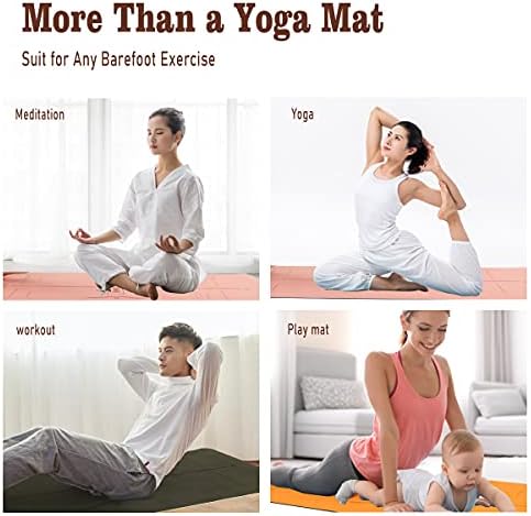 Mats de exercício de tapete de ioga TPE Non Slip Eco Friendly for Yoga, Workout, Pilates