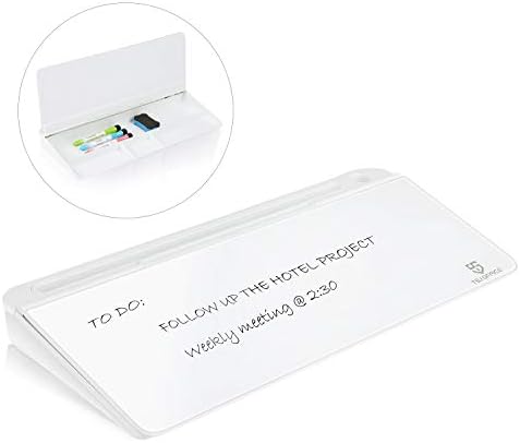 Pedido de mesa de mesa de vidro de vidro White-er-er-ervhoor-teclado de computador Stand White Board Surface Pad com