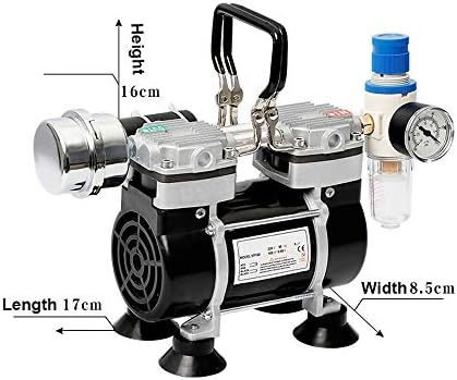 MXBAOHENG Oilless Vacuum Pump Labory Oil Free Piston A vácuo Bomba Mini Mudo Bomba 35L/Min -0,09MPa