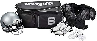 Wilson Sporting Goods Tackle Football Player Equipment Bag preto, 12 L x 14 W x 24 h