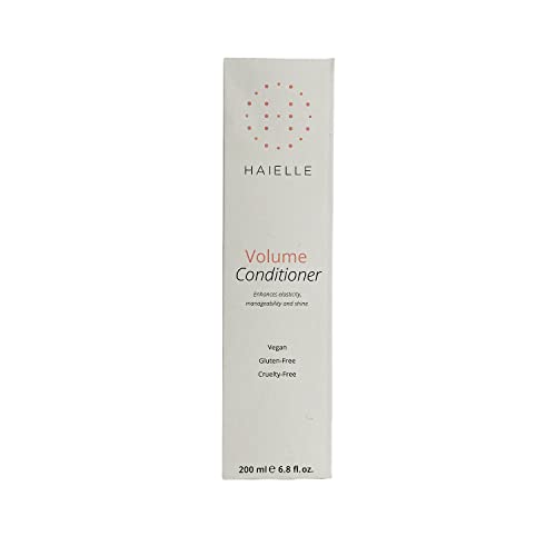 O condicionador de volume de Haiielle - hidrata o cabelo - aumenta a elasticidade, a capacidade de gerenciamento, o brilho