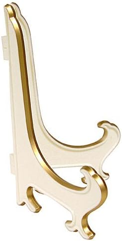 National Artcraft® 5 Branco com cavalete de ouro