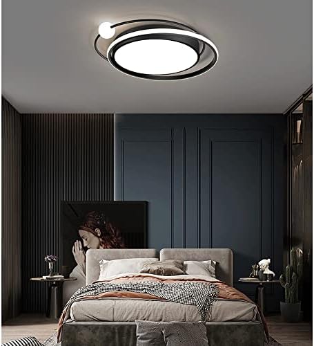 Lâmpadas de teto ataay, luz de teto de personalidade criativa, lâmpada de teto leve LED, lâmpada de acrílico, luminária de teto de montagem na superfície para entrada de vestiário de quarto/k
