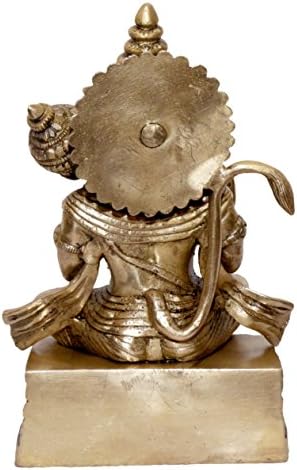 Bharat Haat Pure Hanuman estátua e estátua decorativa BH04696