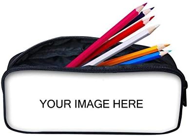 Lápis Lápis Carinha fofa de cachorro grande Caixa de lápis de cor 3D, Lápis de grande capacidade Pen Organizer Bag com zíper para estudante e artista