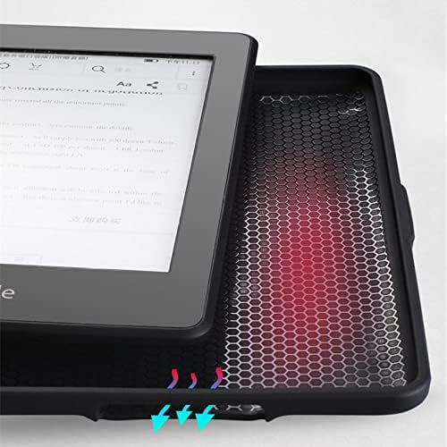 Caso para o novo Kindle 10th Gen 2019 Lançamento apenas-Thinnest & Lightest Smart Cover com despertar/sono automático, Flor rosa