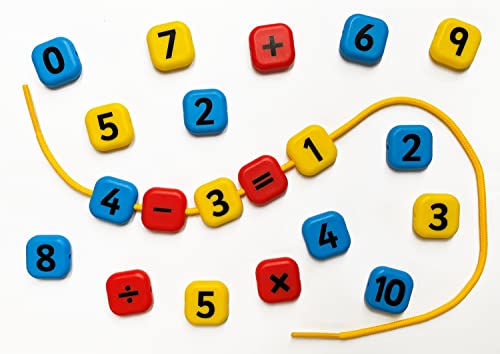 Advantagem educacional Crianças Número de contas do aluno definido em multicolorido - Contagem de triagem de aprendizagem