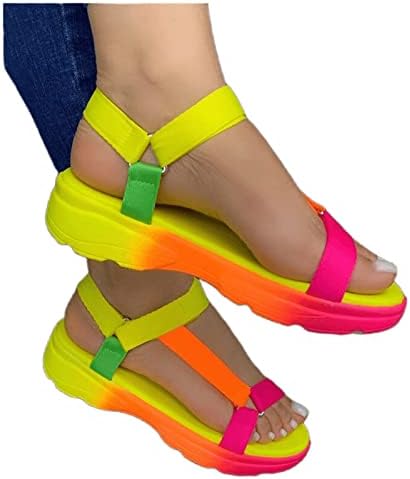 Sandálias femininas de Lausiuoe com alça traseira Sandálias de caminhada confortável Esporte ao ar livre Sapatos de água atléticos de caminhada