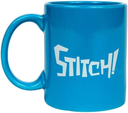 Lilo e Stitch Disney Stitch Stitch Full Face alívio 11 onças caneca