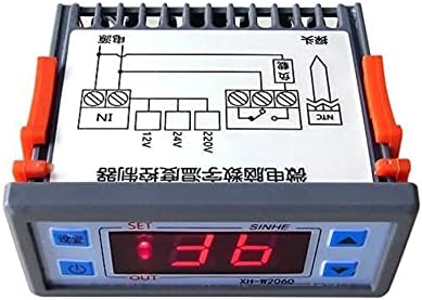 Controlador de temperatura digital incorporado Ganyuu 12V 24V 220V Gabinete de armazenamento a frio Termostato Controle de temperatura do controlador de temperatura
