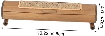 Caixa de pauzinhos upkoch Box para ir recipientes com tampas Caixa multifuncional Caixa de armazenamento Bambu Bandejas de cozinha