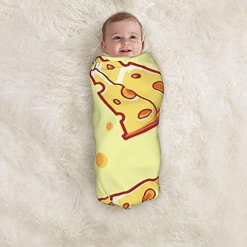 Padrão de queijo Cobertle de cobertor de bebê Recém