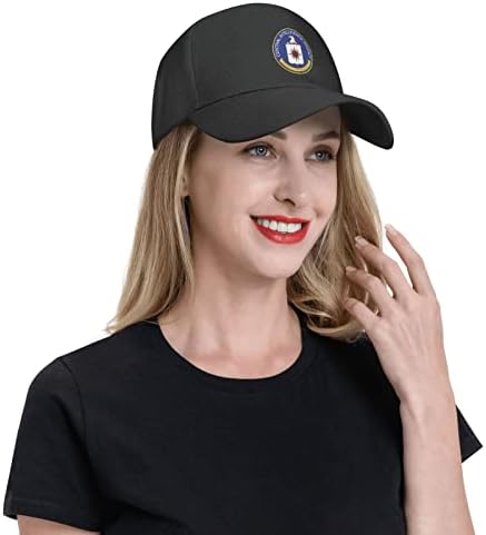 Nutasel Central-Intelligência-Agência-CIA UNISSISEX Baseball Cap Hat Hat Hat Classic Polo Style Cowboy Hat Tamanho