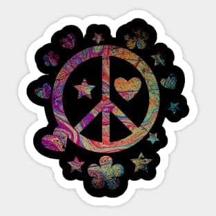Adesivo beijo corto, amor dia paz unidade dia hippie presente signo de paz, adesivo de vinil, adesivo engraçado, adesivo de presente