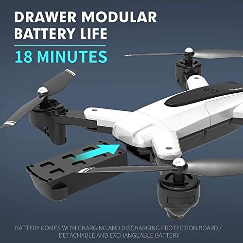 Prendre Drones para crianças adultos com câmera 4K HD FPV Live Video, RC Quadcopter Kids Drone para iniciantes com altitude Hold,
