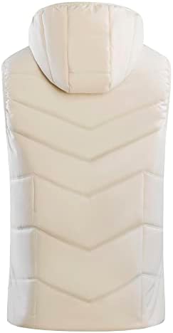 Colete aquecido de tamanho grande bfafen para mulheres com colete de colete elétrico com isolamento leve com capuz removível