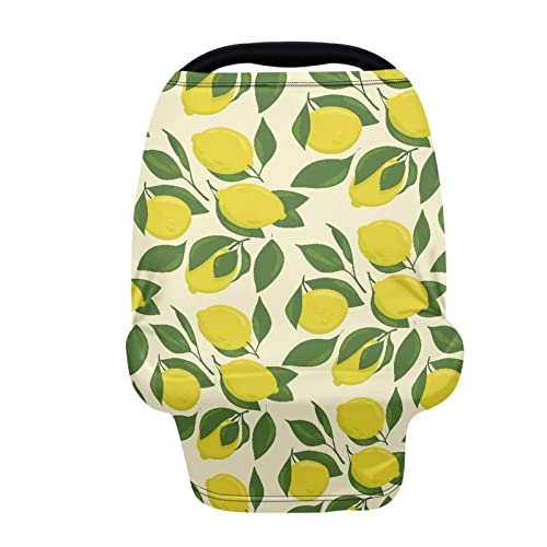 Jeocody Lemon Lemon Baby Enfermagem Canopy Sconeco Durável Capa de capa alta Capas de cadeira para crianças criança criança