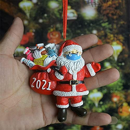 WYFCQ Christmas Decoration Papai Noel Ornamentos, decoração personalizada de árvores de Natal, Presentes criativos Decoração da lareira