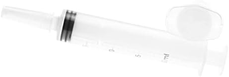 Karlling 20 ml seringa cc para líquido, seringa plástica grande sem agulha para medição de nutrientes líquidos, laboratório