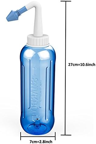 Garrafa de lavagem do nariz ls-nasal Limpeza nasal 10oz 500 limpador de nariz alergias de irrigas limpas alívio