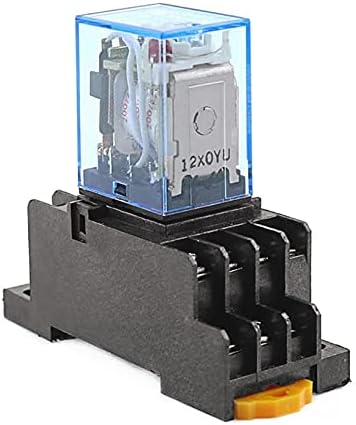 Bkuane 1 set my4nj pequeno relé eletromagnético Relé de potência DC12V DC24V AC110V AC220V Bobina 4NO 4NC DIN RAIL 14